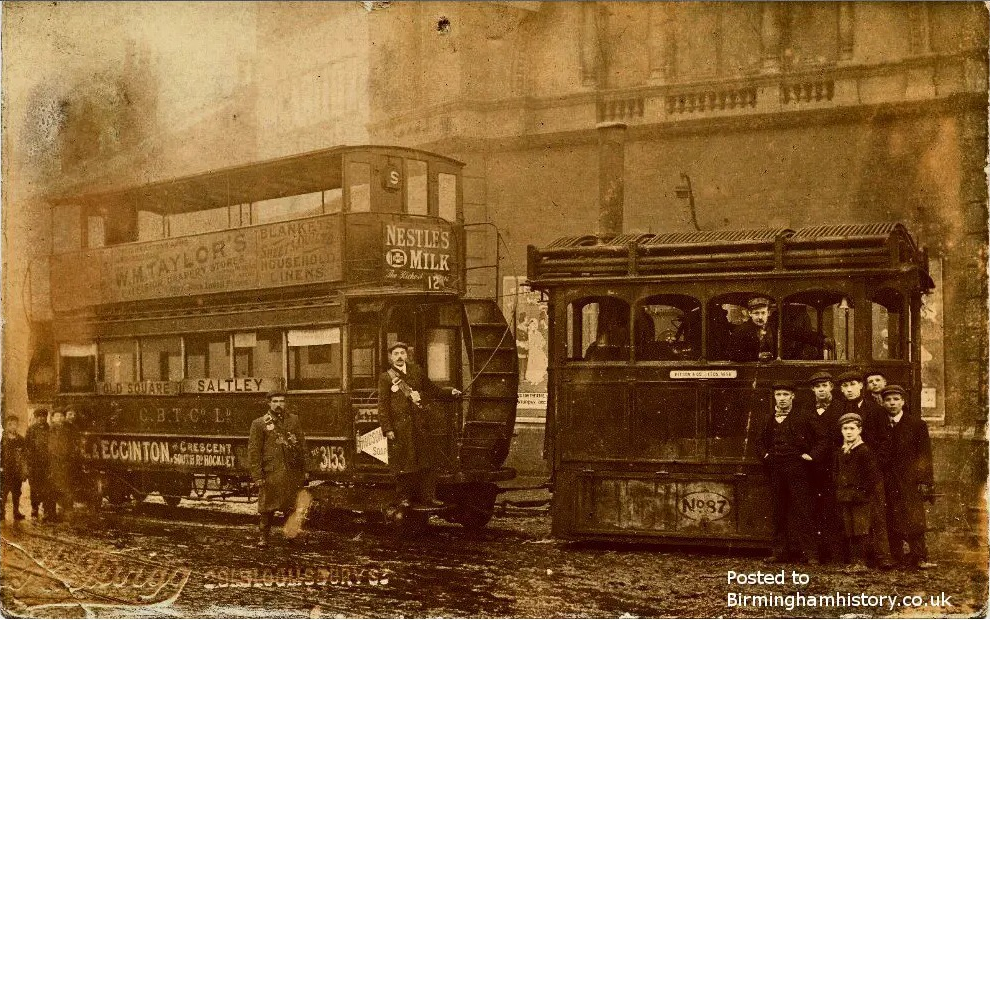 Arthur Twigg tram photo, Birmingham 1900-1906